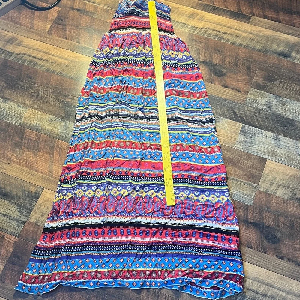 Colorful Maxi Dress with Straps box 17 - Picture 5 of 5